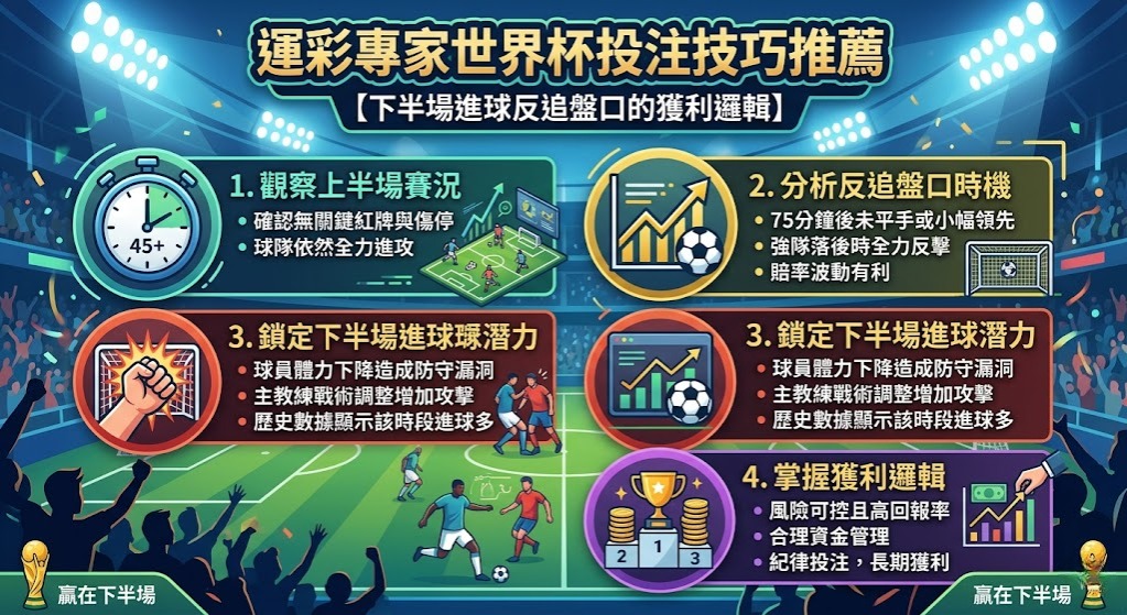 下半場進球反追盤口的獲利邏輯
